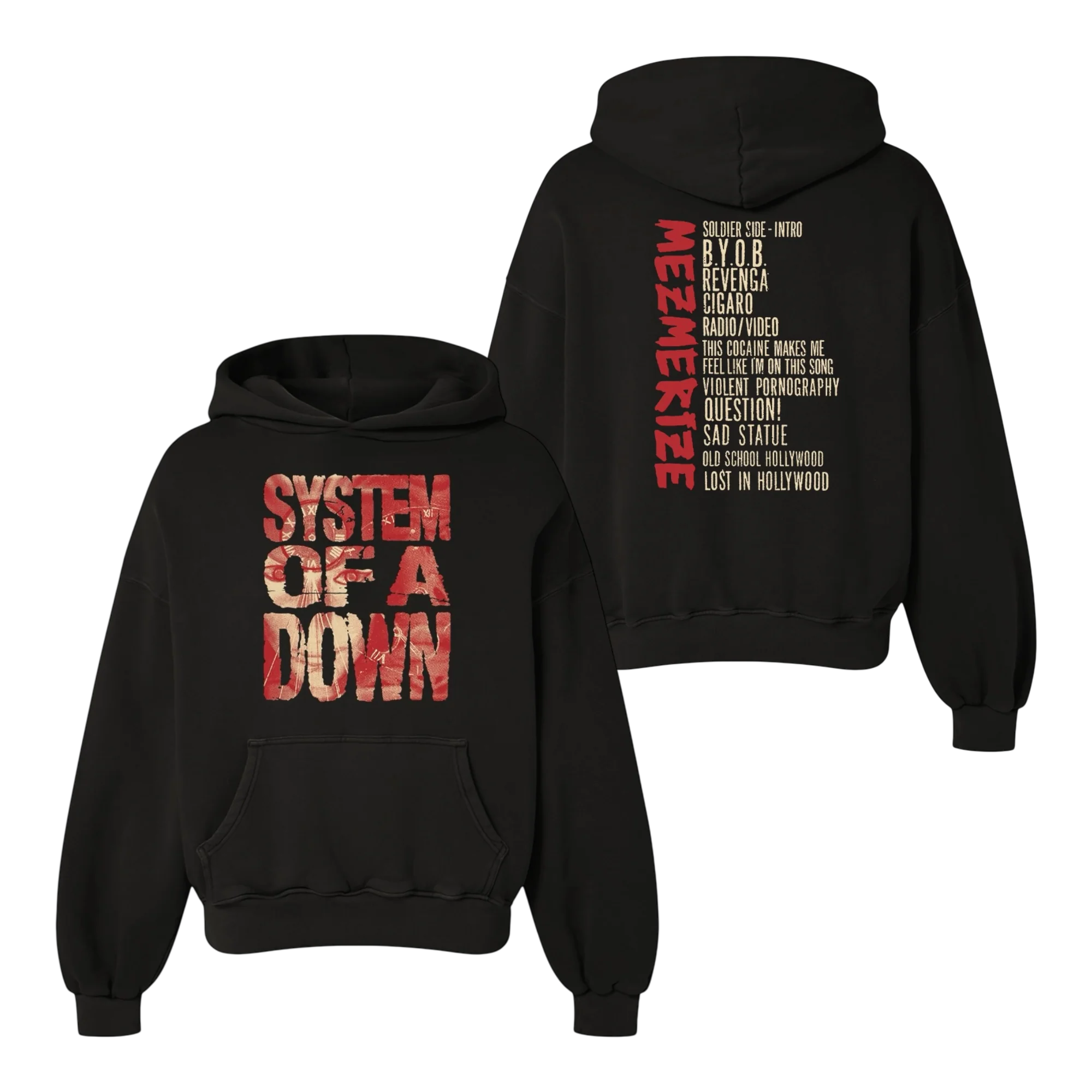 Mezmerize Tracklist Hoodie